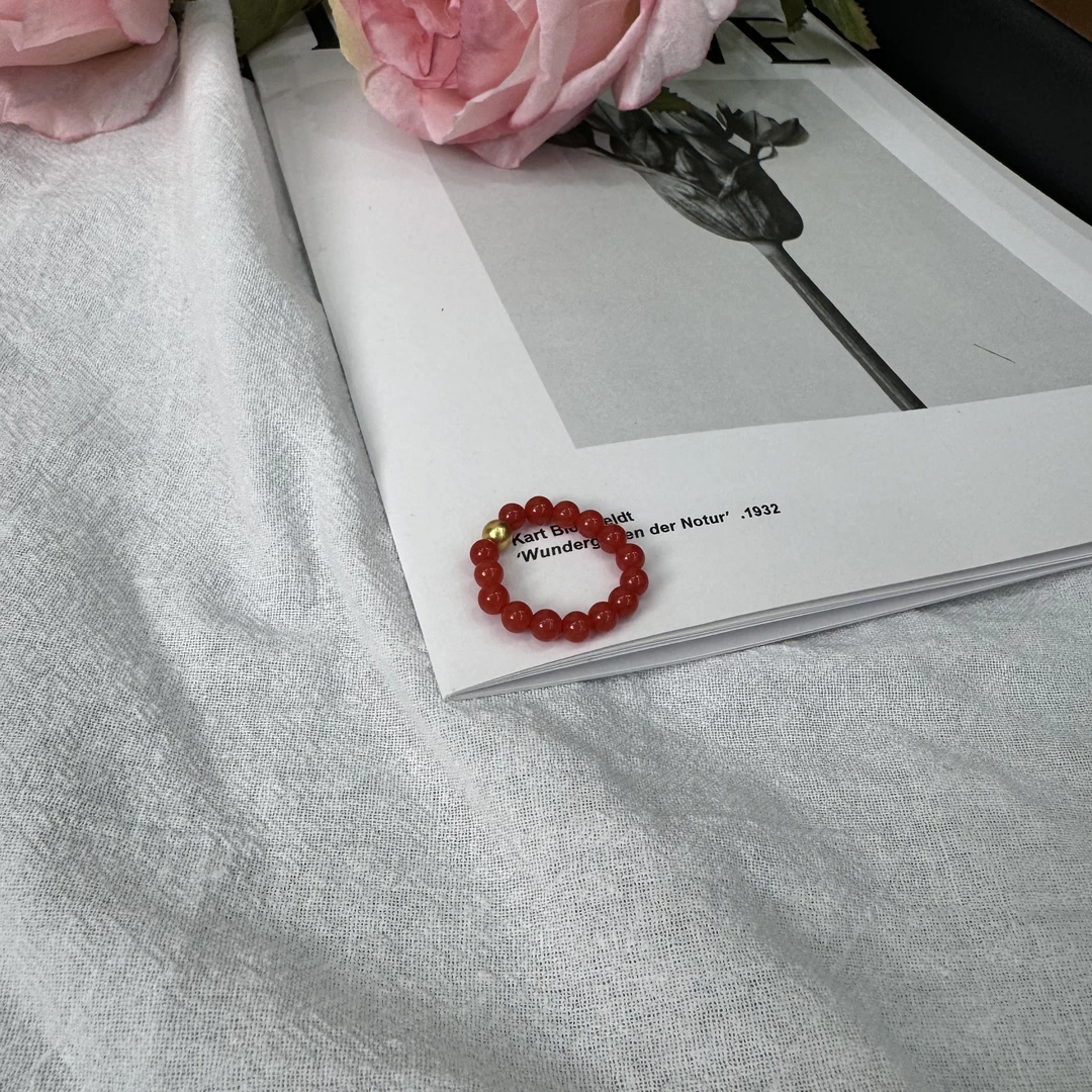 高定珠宝红翡戒指HF821S028