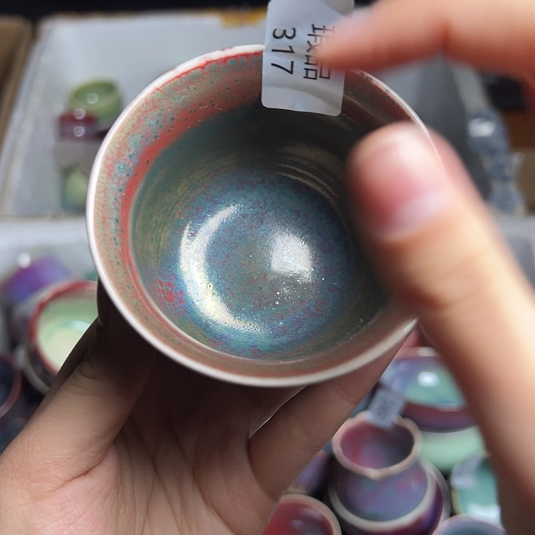 陶摆件窑口自销原矿钧瓷