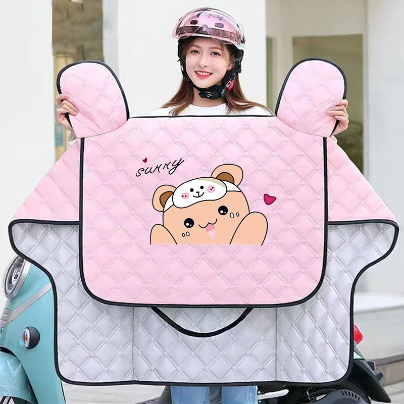 电动车挡风被夏季防晒罩加大电瓶摩托车夏天防水挡风四季通用批发