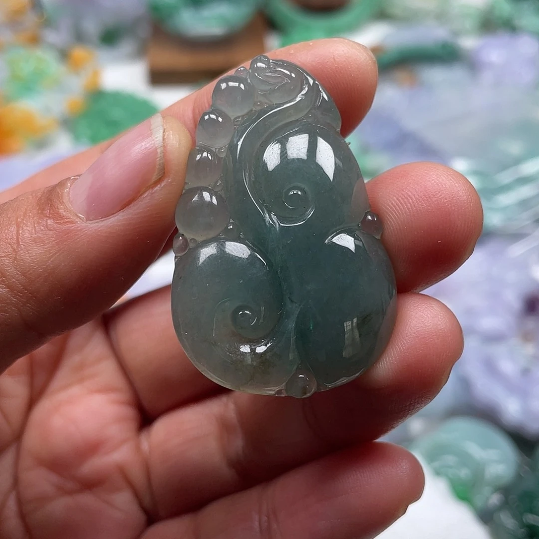 颈饰未镶嵌翡翠翡玉缘翡翠