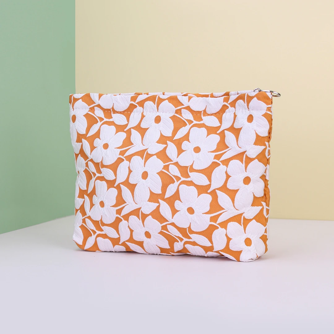 小清新化妆包大容量便携护肤品收纳袋旅行补妆包洗漱包手拿洗漱袋