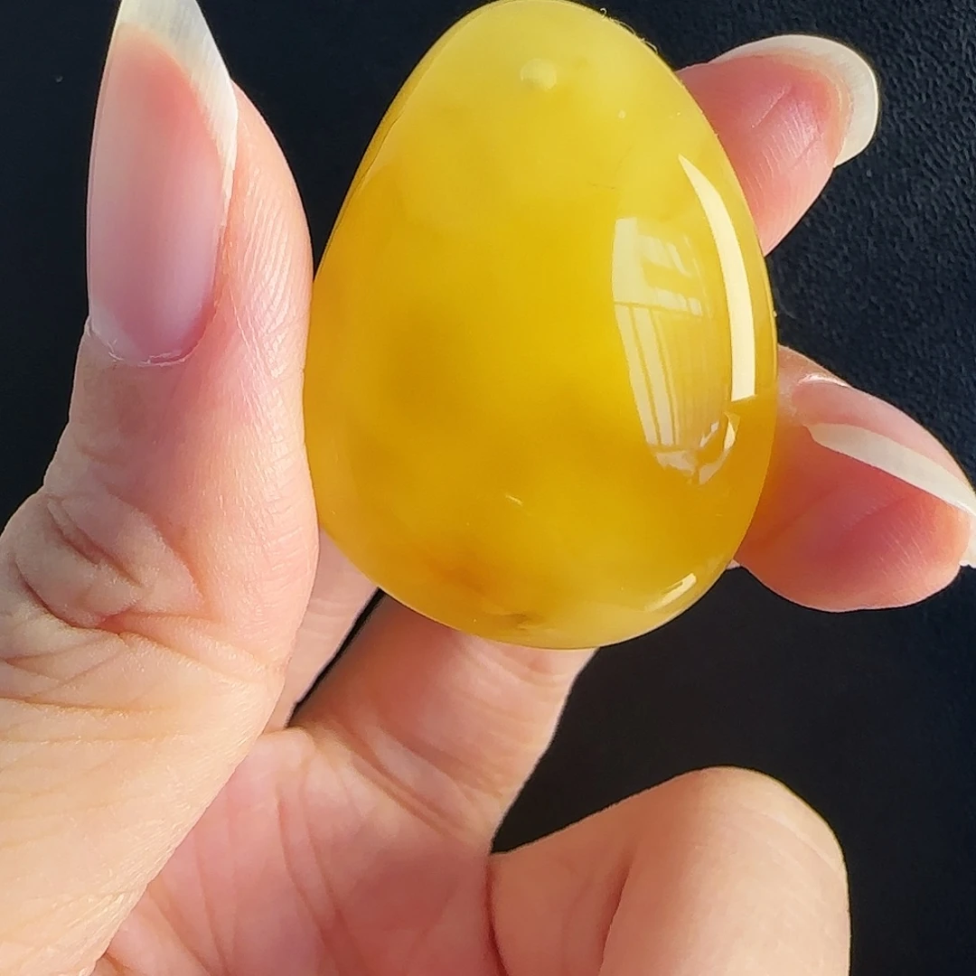 蜜蜡未镶嵌颈饰蜜蜡焦皮料随行吊坠7g