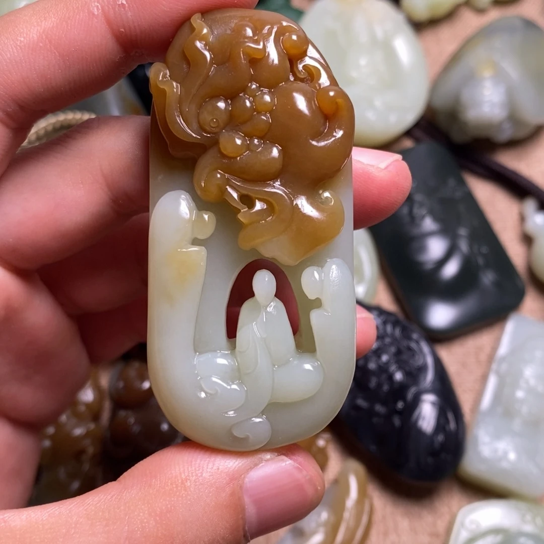 未镶嵌和田玉挂件?****店