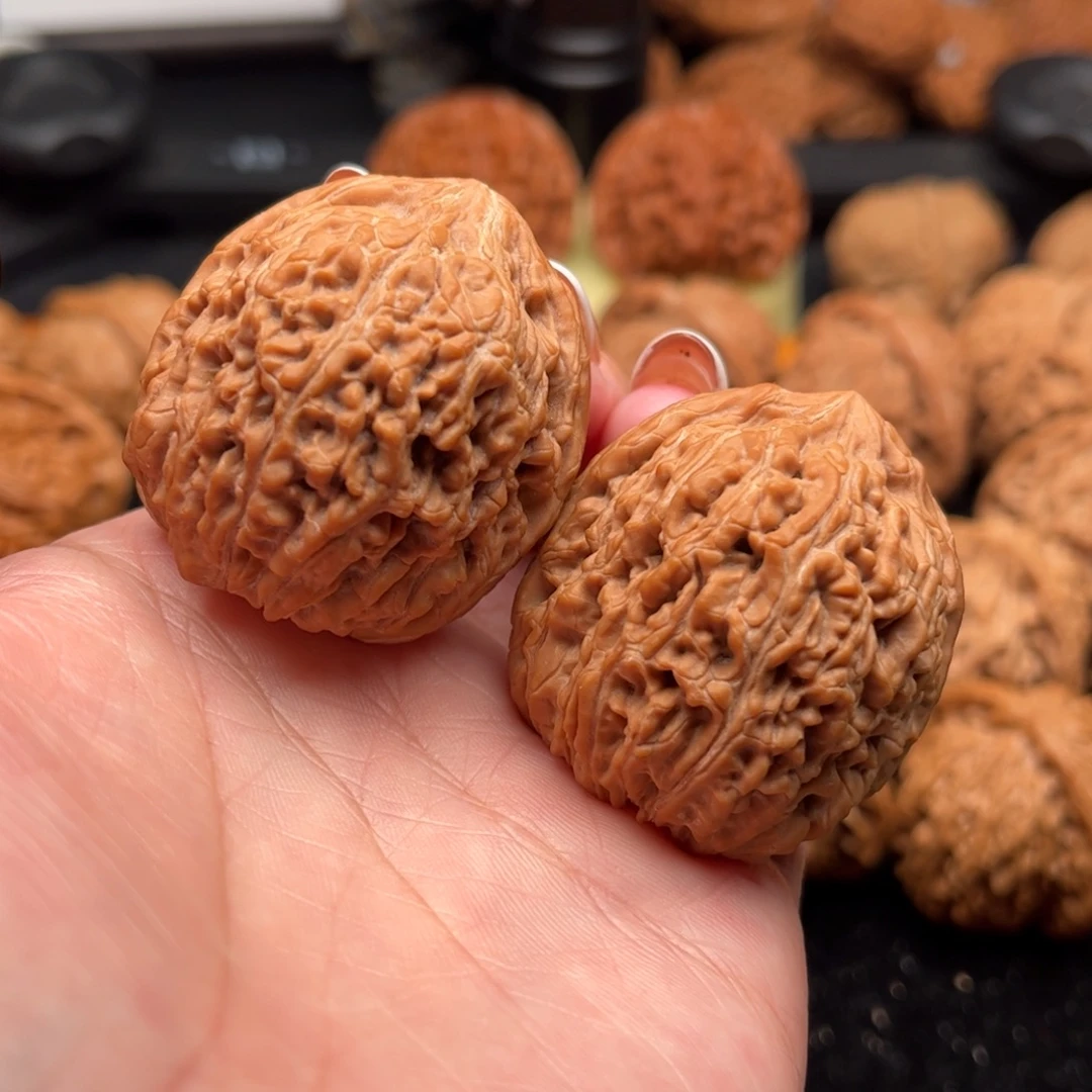 张***歌核桃把件大蒜头37