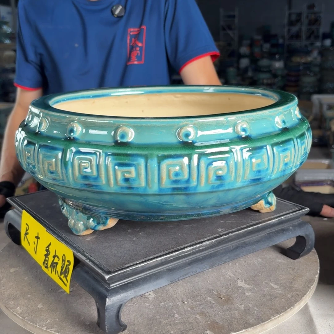 一风堂石湾花盆 内28*10