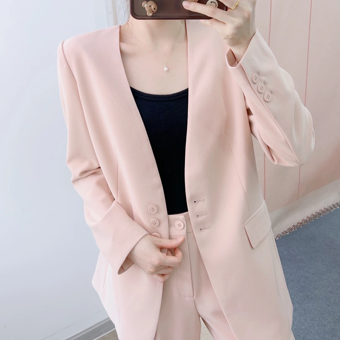 060【专柜同步在售】无领西装外套241060A/GJ