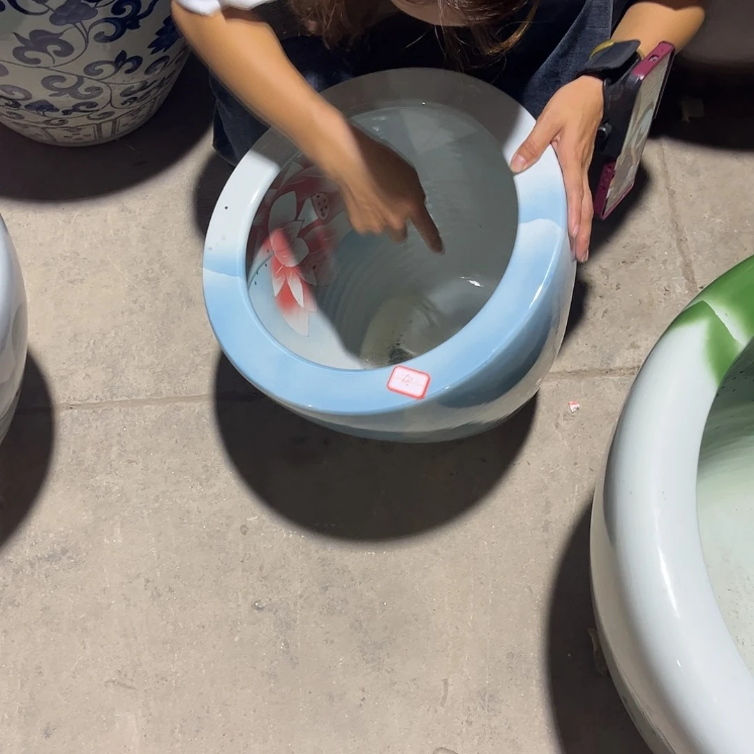 景德镇陶瓷鱼缸艺术