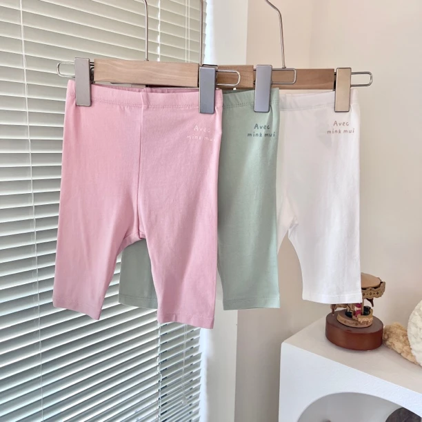 韩单 小星星 25夏款 中性款 轻薄柔软 三色打底五分裤 MK-17