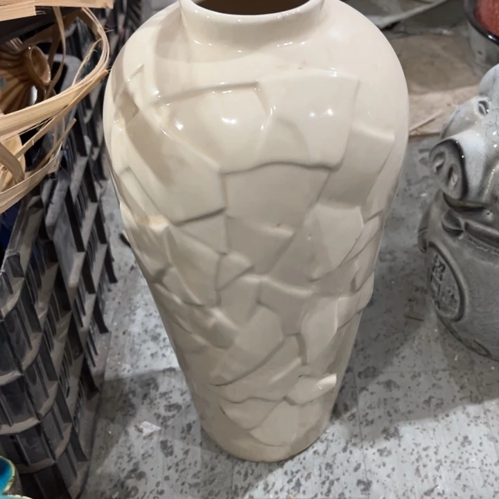 水***王陶瓷花瓶摆件外贸出口微瑕捡漏