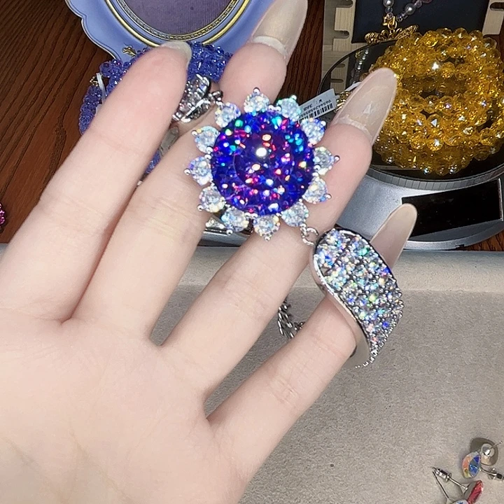 合成碳硅石非金属925银999