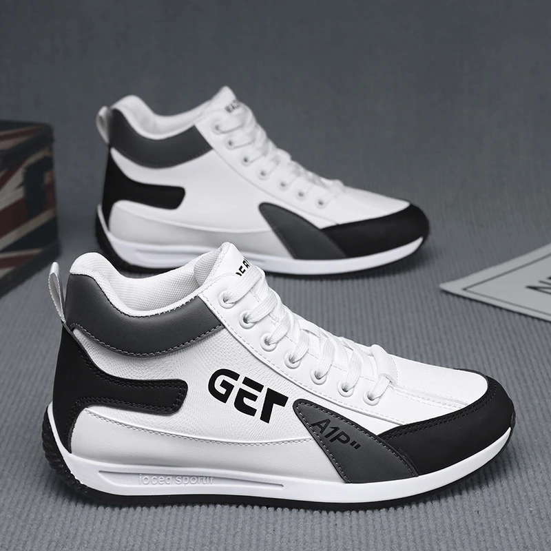 【高品质】男鞋2025秋冬新款防滑耐磨软底休闲鞋百搭阿甘鞋运动板鞋