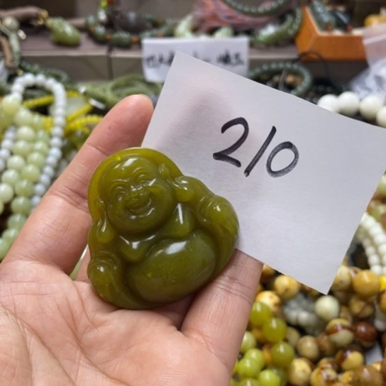 未镶嵌蛇纹石玉手链