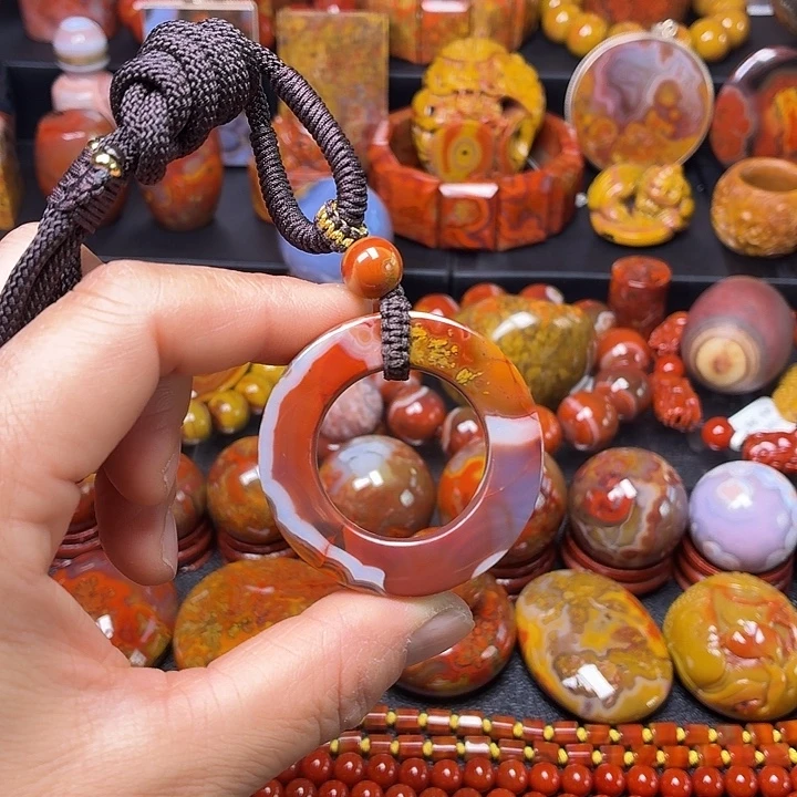 玛瑙/玉髓未镶嵌面包圈