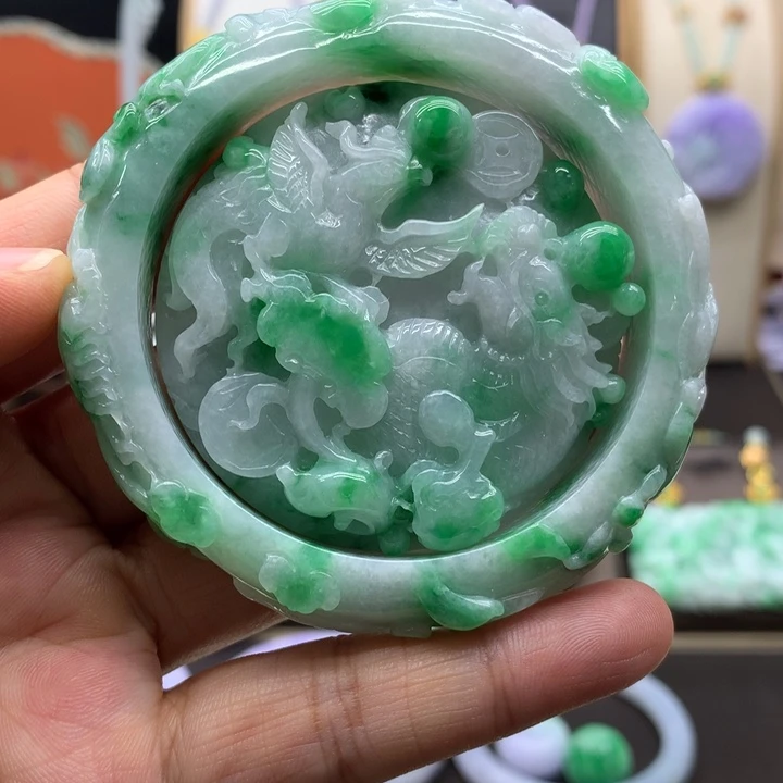 未镶嵌手链翡翠翡翠手镯圈口55.6