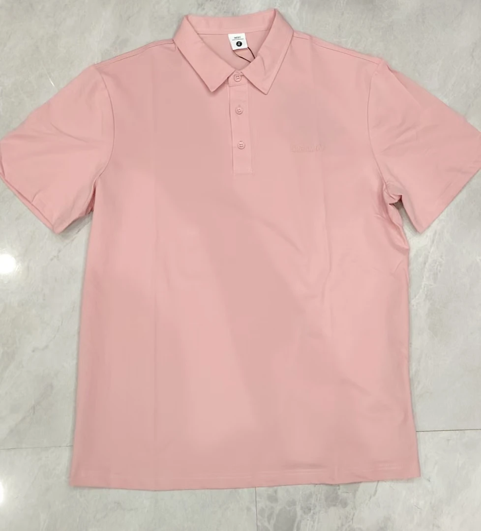 纯色polo春季时尚T恤通用男款翻领简约运动夏季透气商务休闲经典