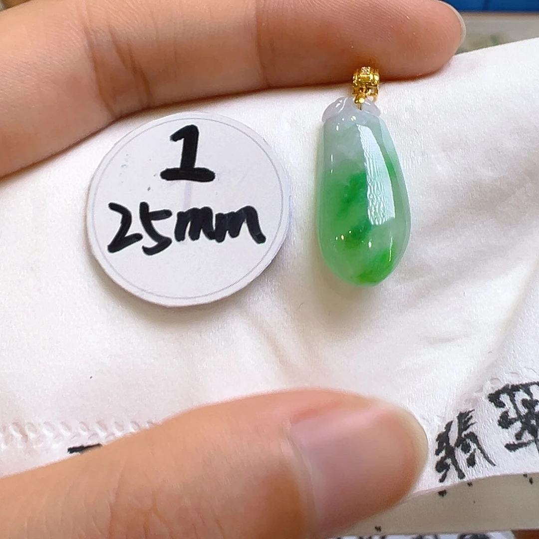 翡翠颈饰18K金镶嵌我