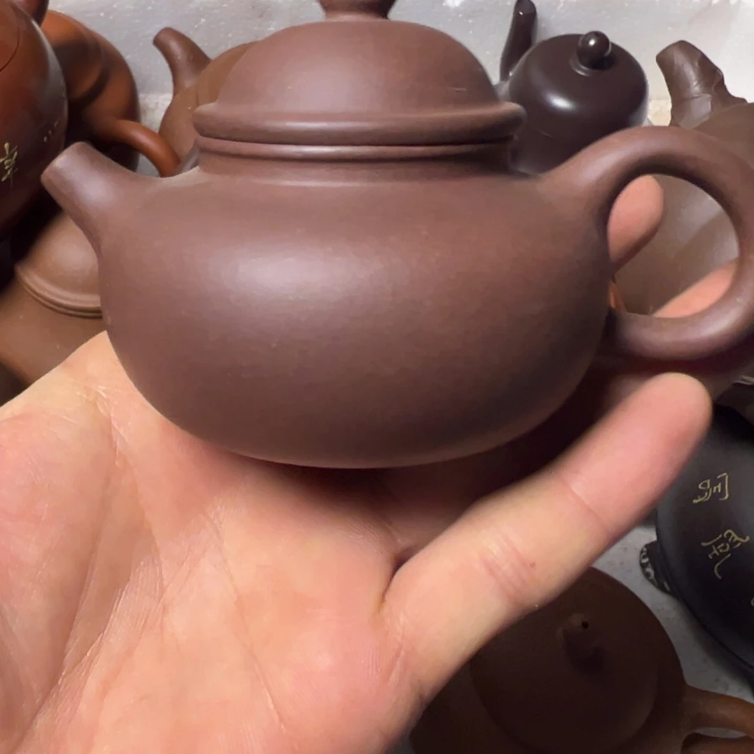 紫砂茶壶宜兴原矿紫砂壶130毫升容量