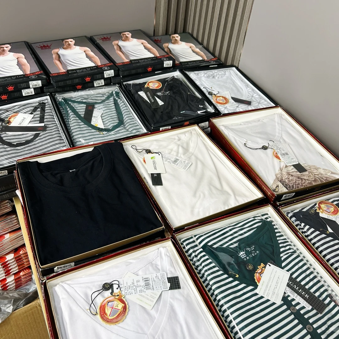 实体高货礼盒装短袖背心莫代尔棉盲盒清货男士速干夏季运动