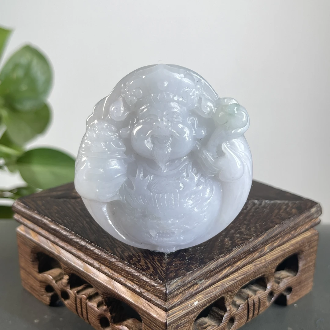 JTA06-51  天然缅甸A货翡翠  财神