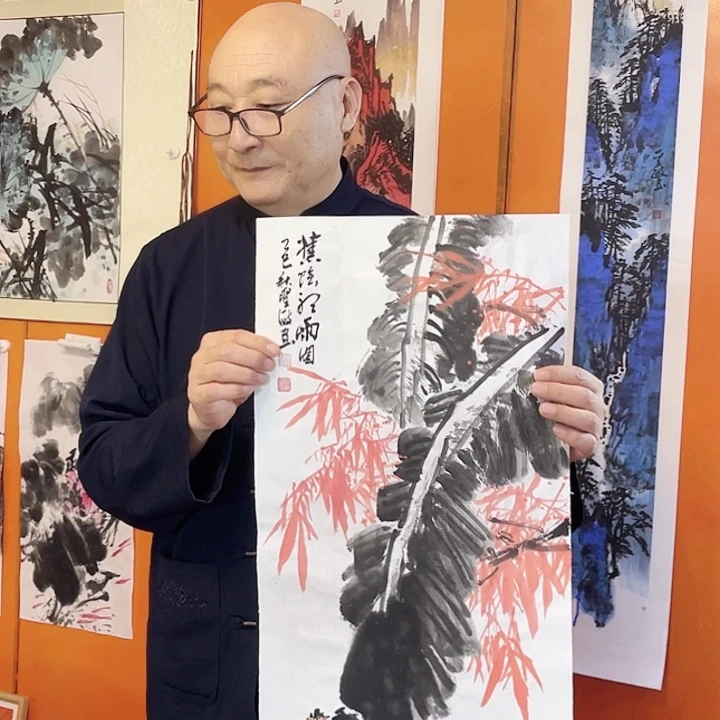 国画张圣敏先生纯手绘作品