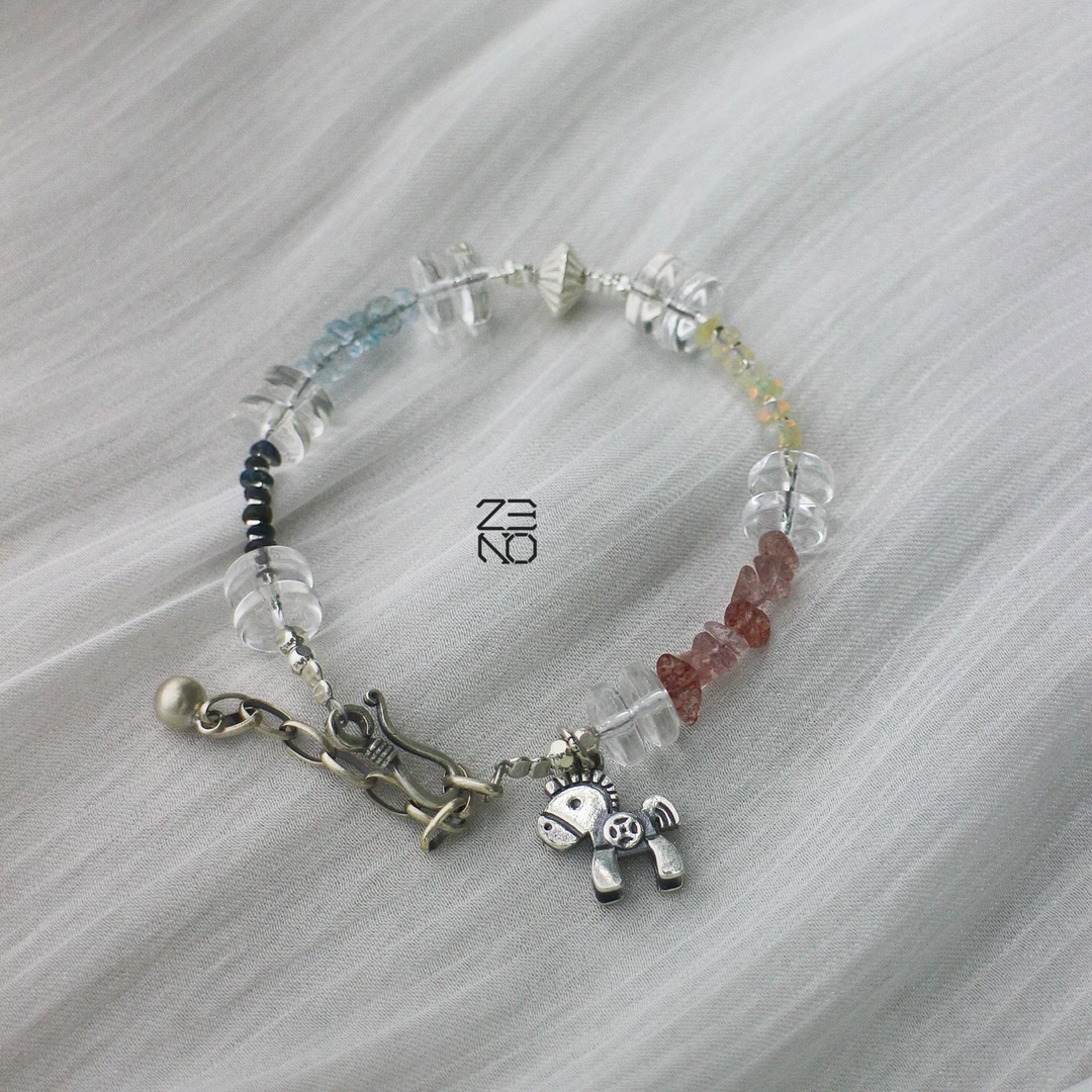 ZENO【游乐园】原创设计小众手链 多彩心情 ins 目光焦点