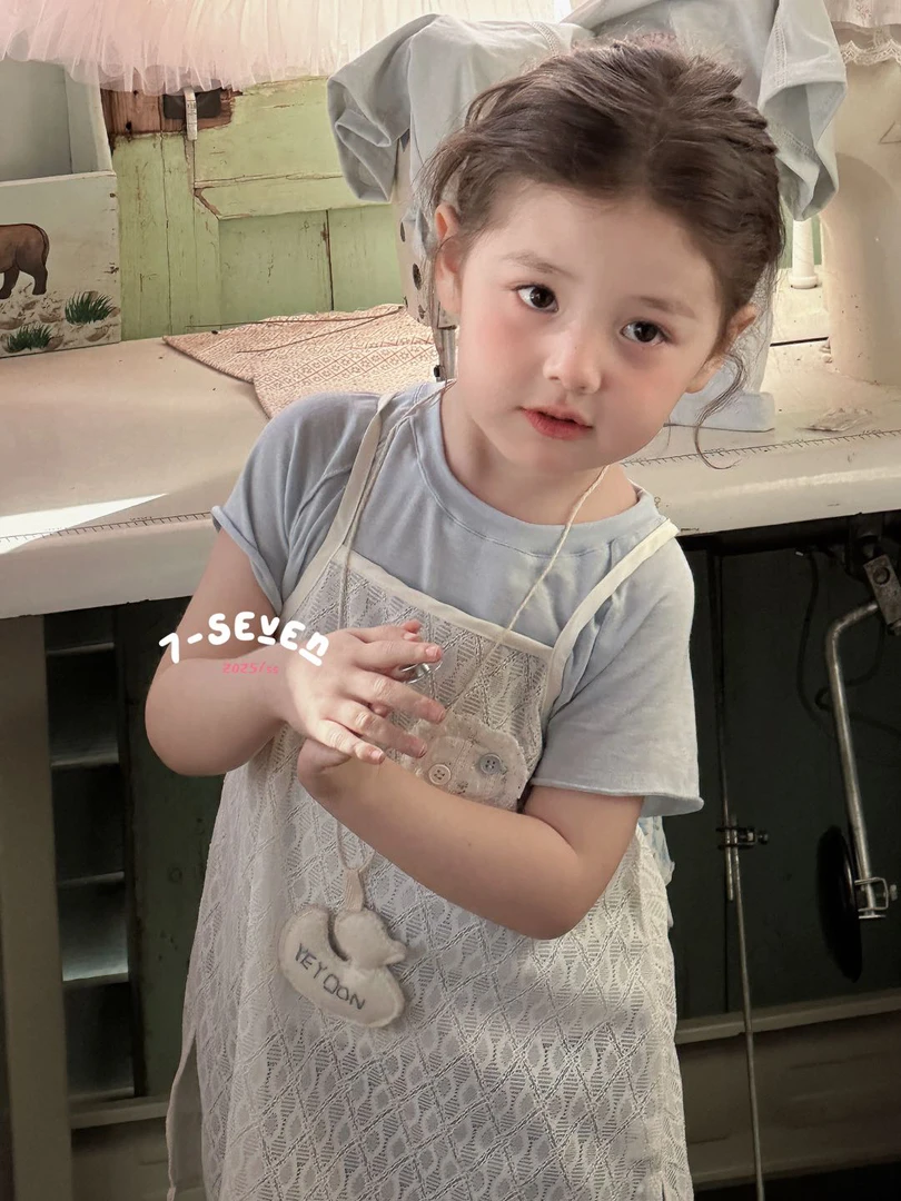 7seven+2025夏～贴布两件套连衣裙5497牛仔裤6508女童（汉服