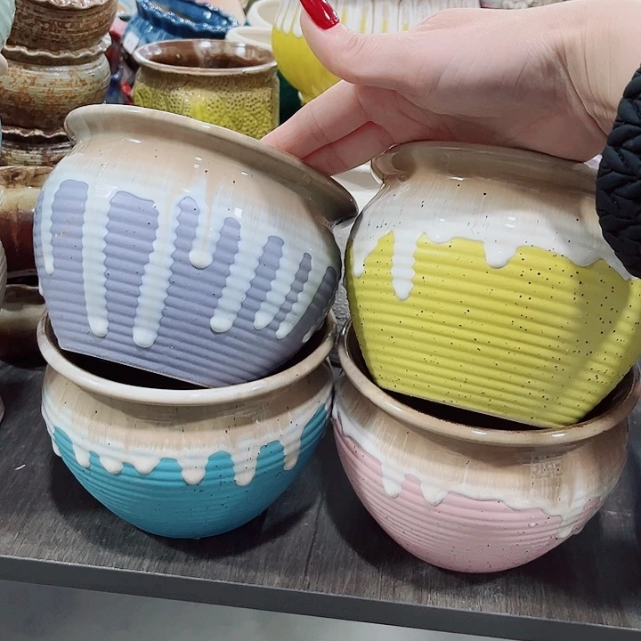 多肉陶瓷花盆满10元包邮