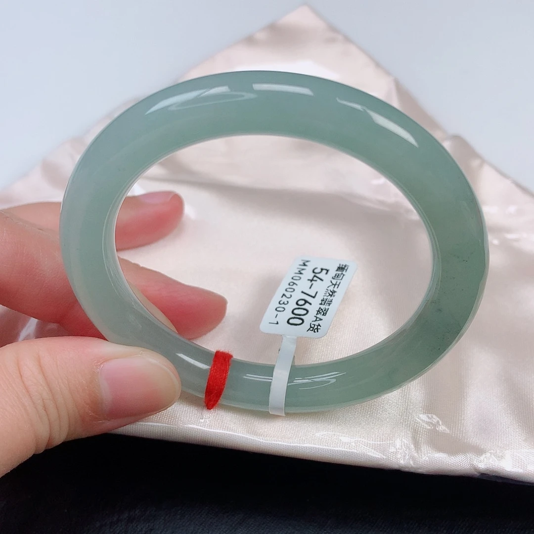 未镶嵌手镯翡翠54圆条