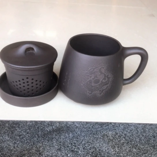 茶杯紫泥四件套容量500