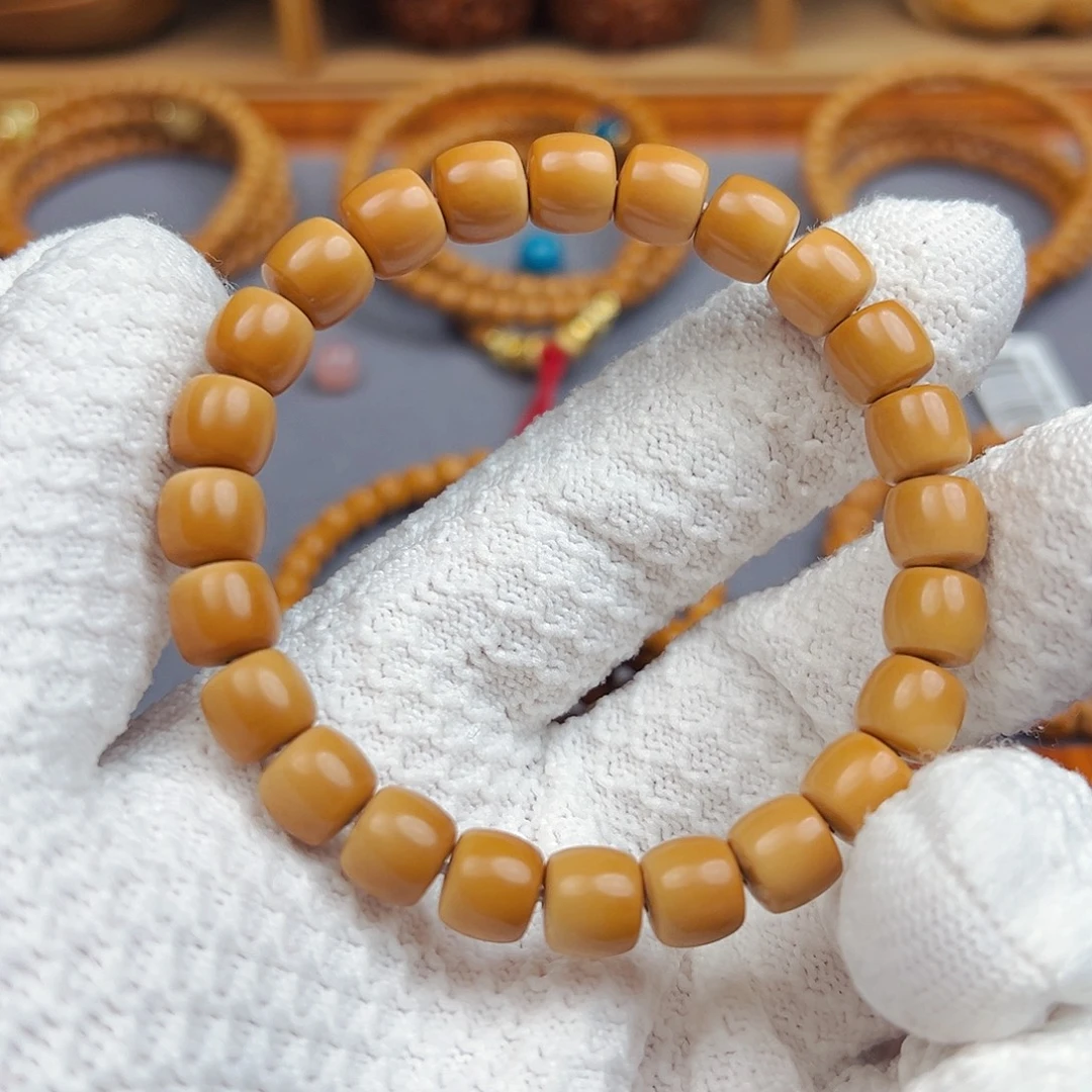 军***橄榄核手串/手链橄榄核尖单圈8.9