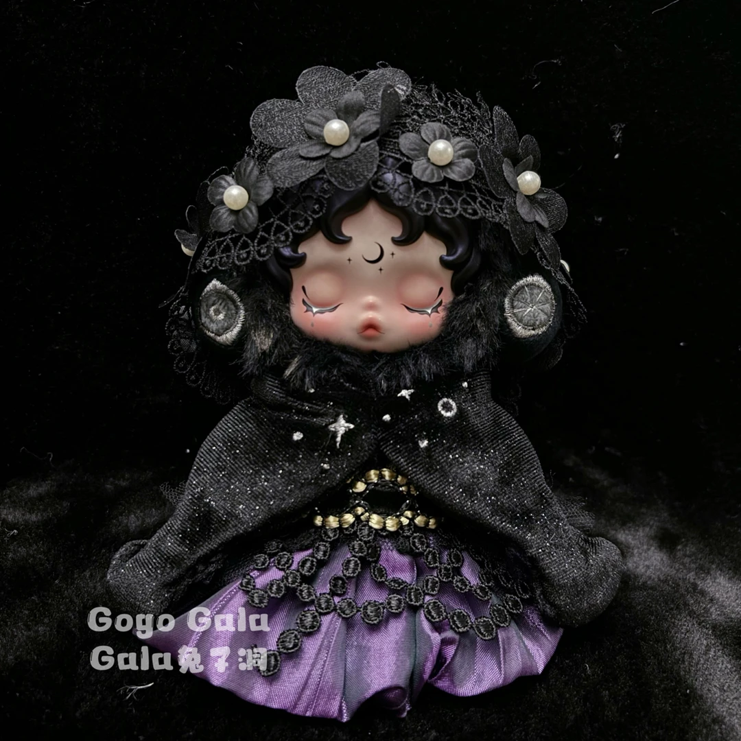 紫幕星痕【sp不眠剧场星夜之眸叨叨恶犬爆款娃衣头饰套装】仅娃衣