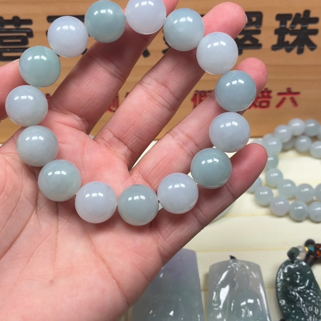 颈饰未镶嵌翡翠手串卡15.3