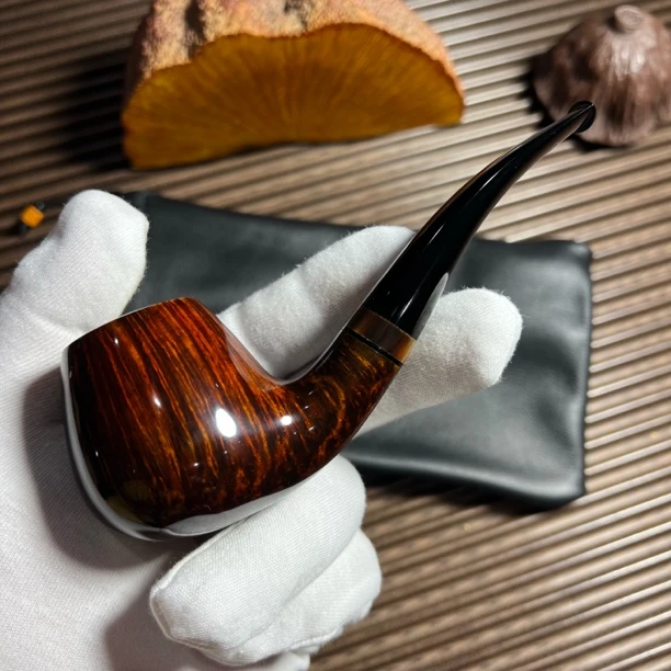 王彤烟斗光面经典弯斗