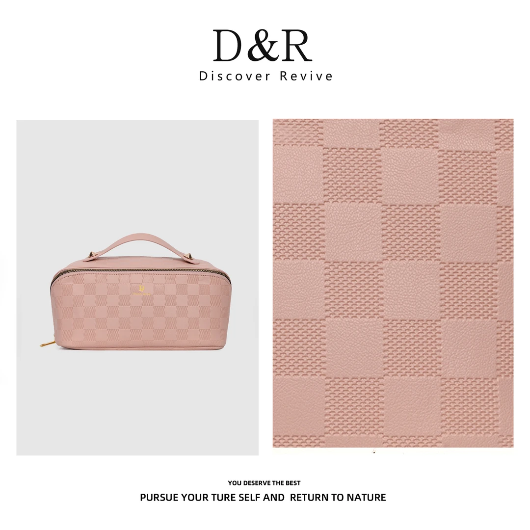 Discover Revive高级感化妆包女便携大容量洗漱防水收纳包E761