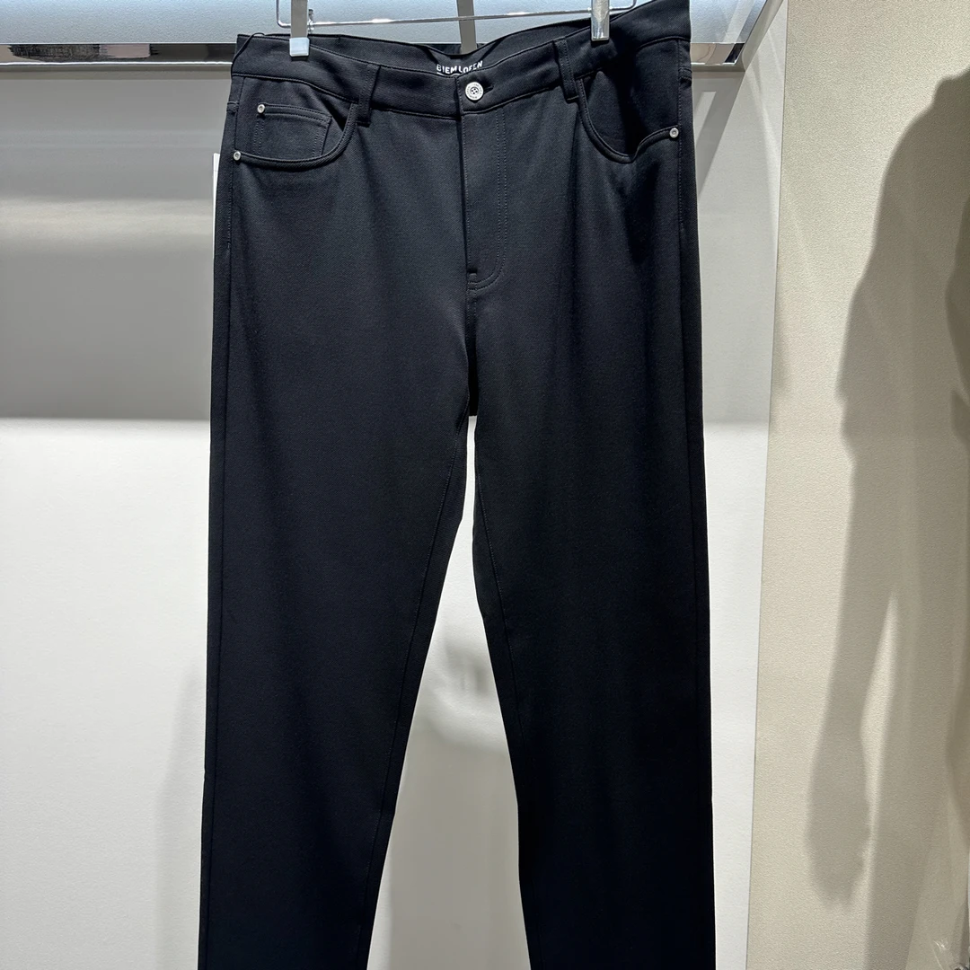 25秋装新款薄款秋冬男士针织长裤5862