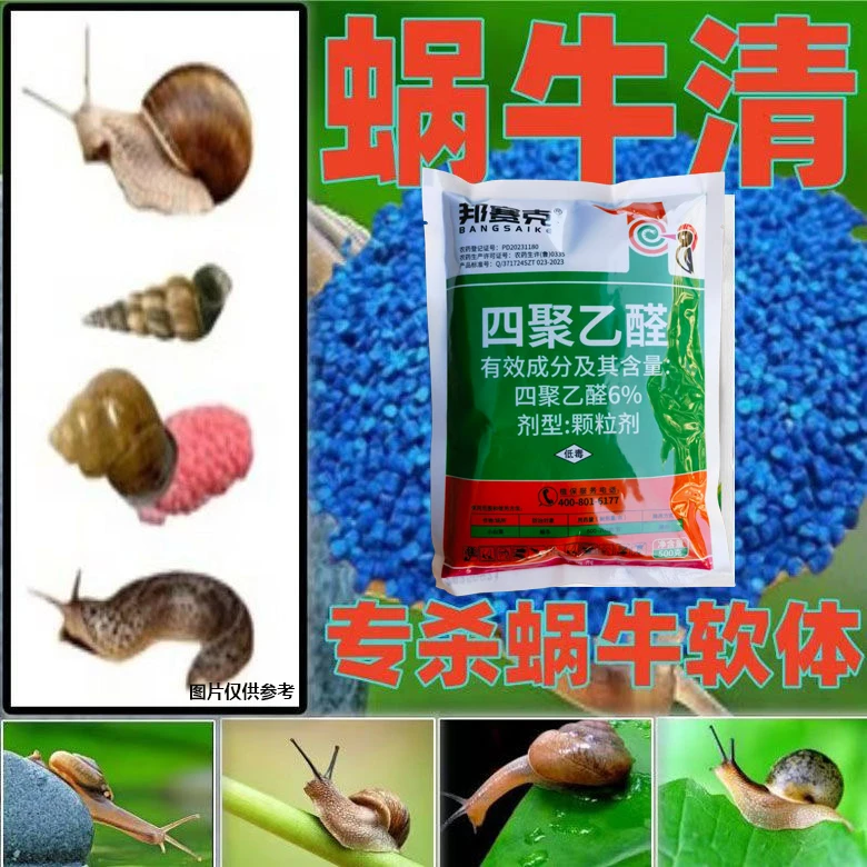 蜗牛专用杀虫药四聚乙醛小白菜蔬菜蜗牛软体克星不怕下雨