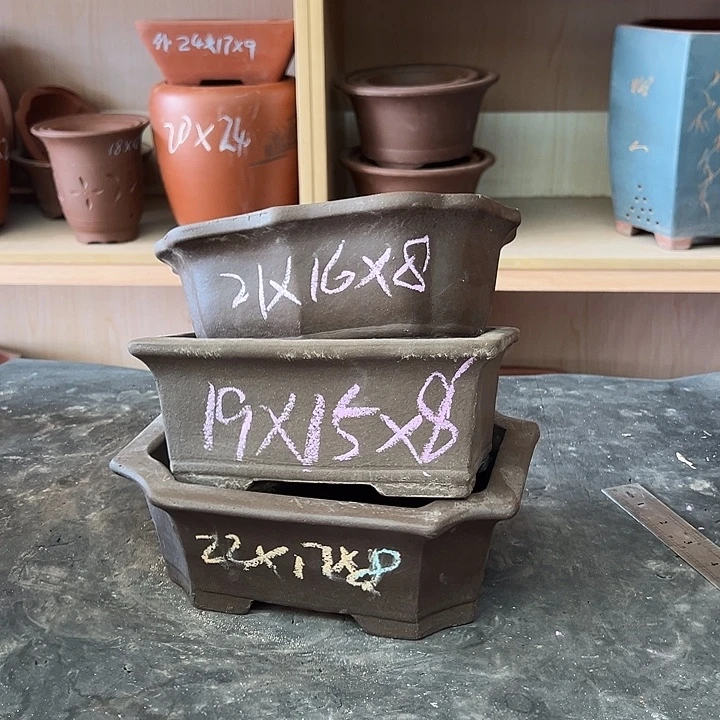 紫砂花盆，透气花盆