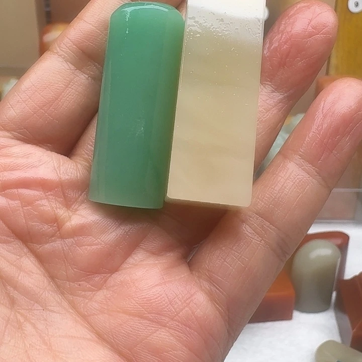 雾***天印石寿山石老挝特色小印章