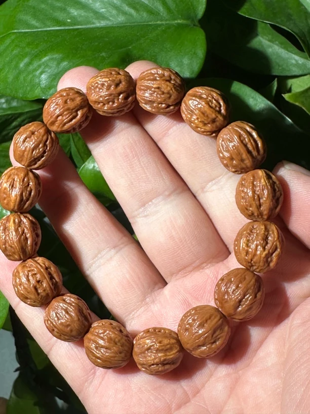 黄金甲文玩核桃系列精选燕山野生小核桃手串