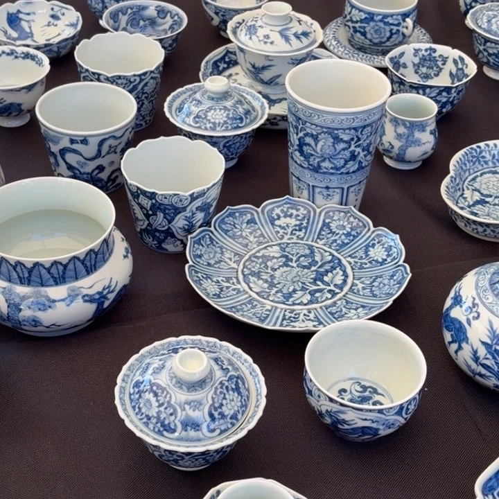 防元风格茶具摊位