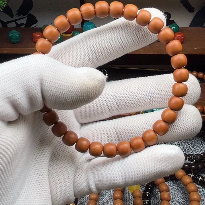 小***子猴头核桃手串黑8文玩7.7