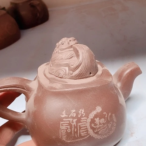 茶杯绿泥宜兴紫砂全手工制作