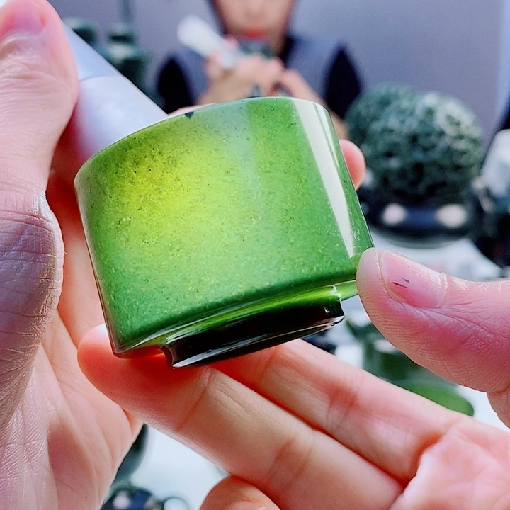 和田玉（青玉）未镶嵌把件微瑕