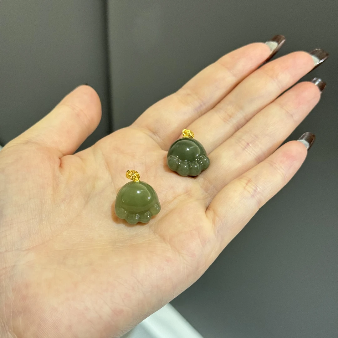 天然和田玉猫爪吊坠JH-0987（多样性发货）