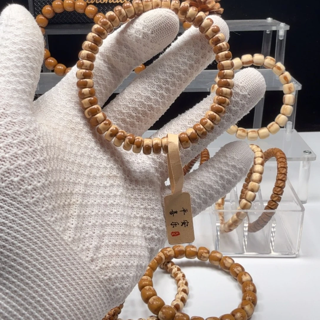 逆***上紫金鼠手串纯肉 紫金鼠 三花药片 8mm