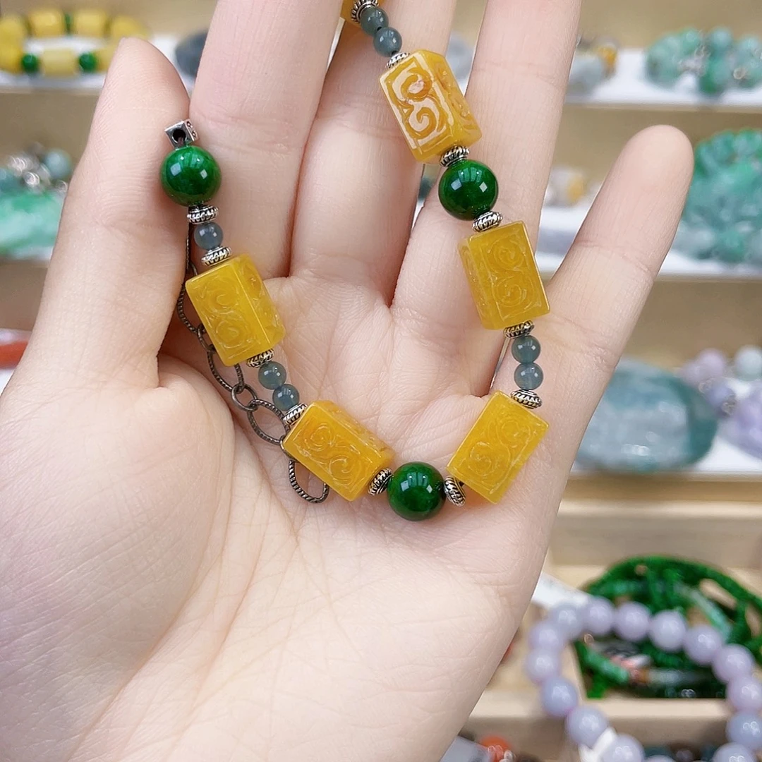 翡翠未镶嵌手链手链