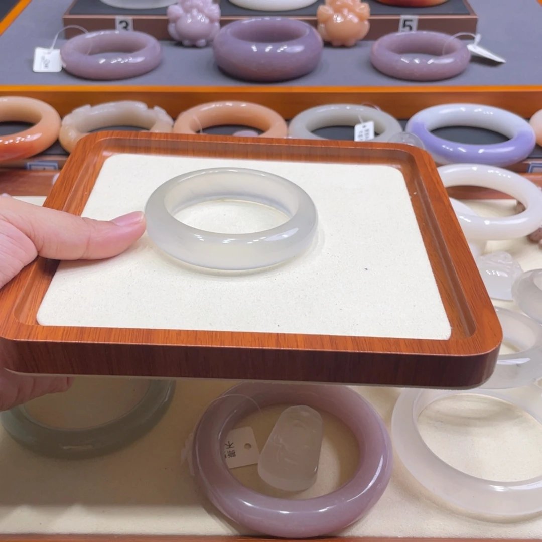 石英质玉手镯未镶嵌7*@