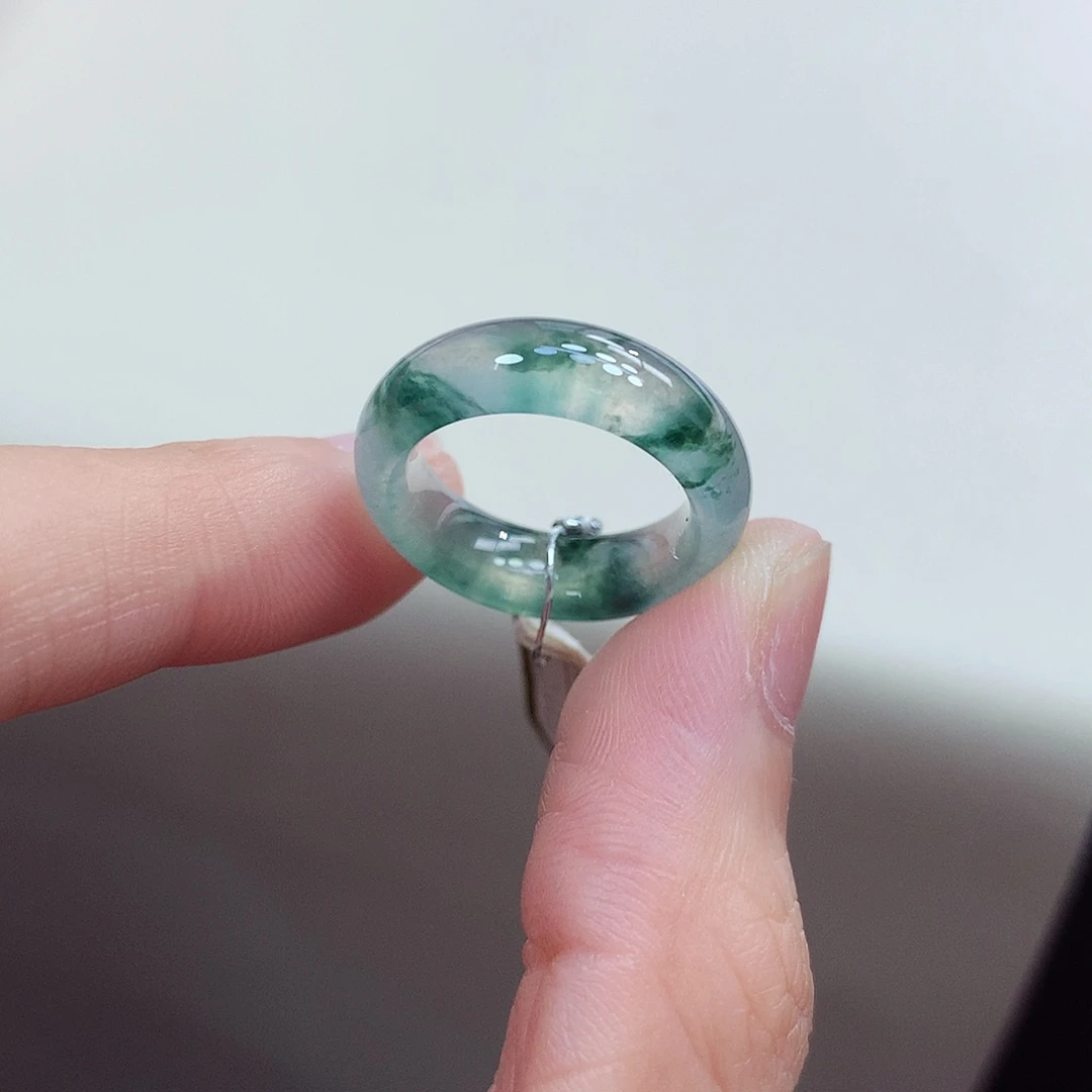 翡翠未镶嵌戒指10号