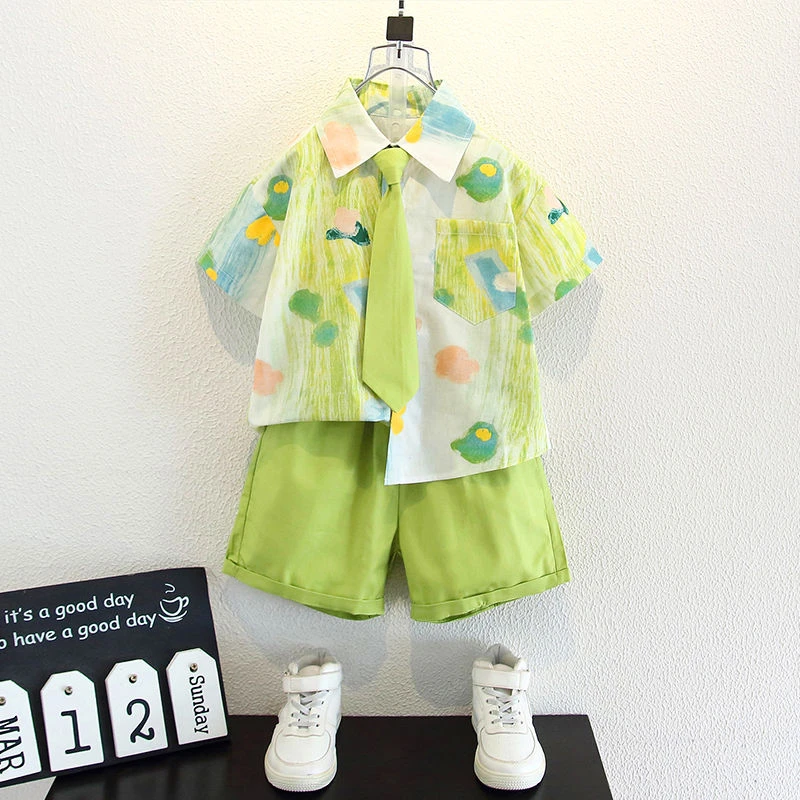 六一儿童演出服小学生运动会啦啦队表演幼儿园毕业照班服男童礼服