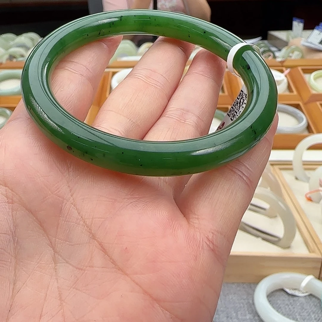 未镶嵌手镯和田玉（碧玉）58